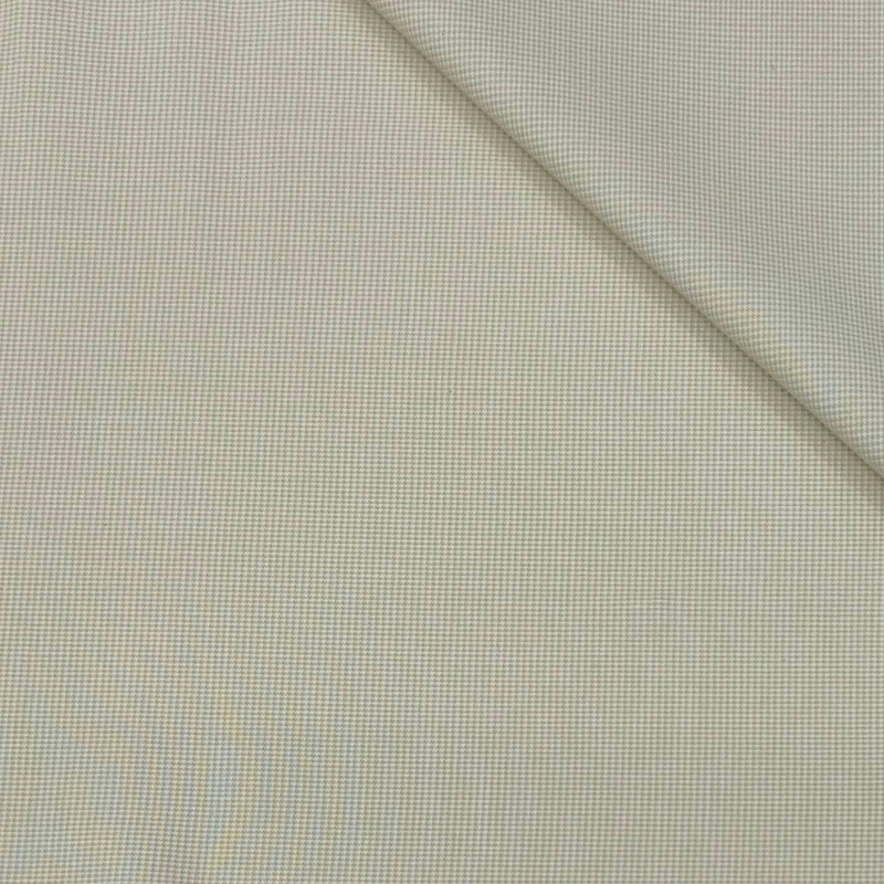 Trouser Fabric Reid & Taylor Super Fine Giza Cotton Pin Check Color Light Brown