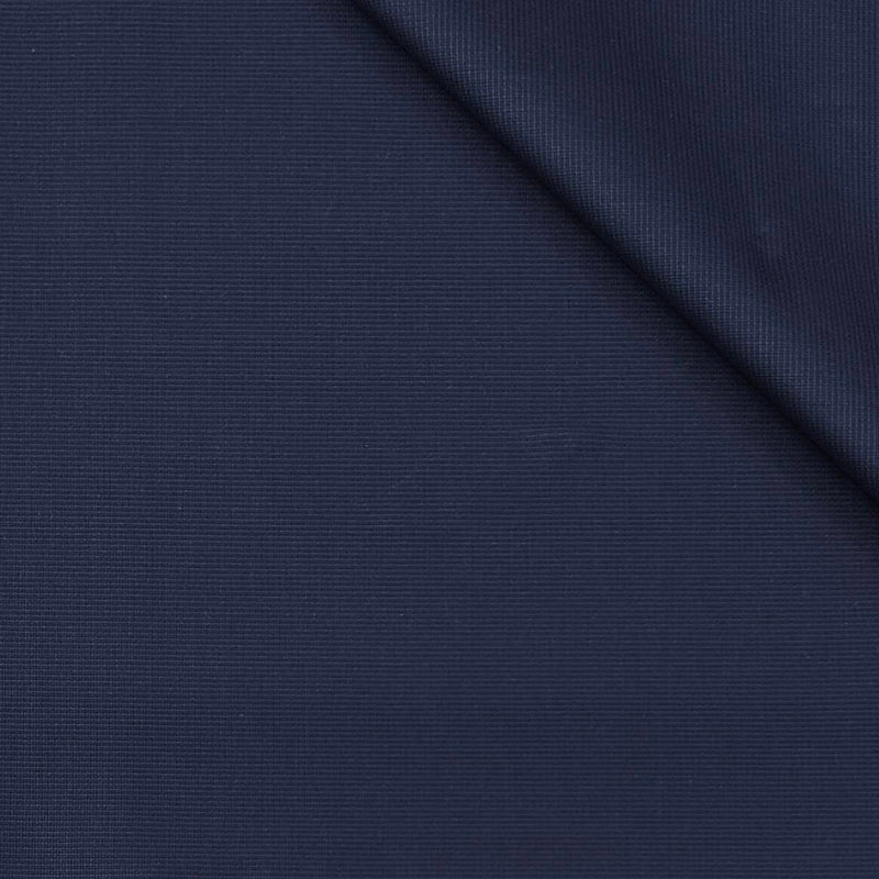 Trouser Fabric Reid & Taylor Super Fine Giza Cotton Plain Color Dark Blue