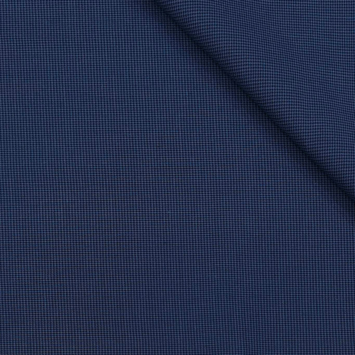 Trouser Fabric Reid & Taylor Super Fine Giza Cotton Textured Color Cobalt Blue