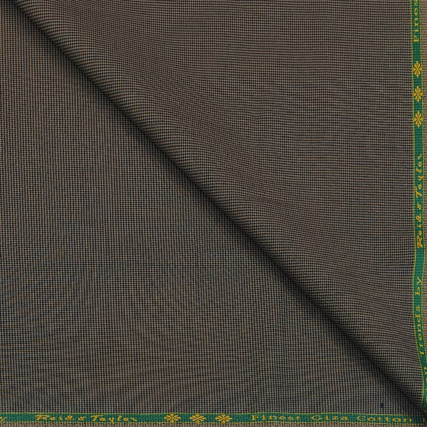 Trouser Fabric Reid & Taylor Super Fine Giza Cotton Textured Color Ant Brown