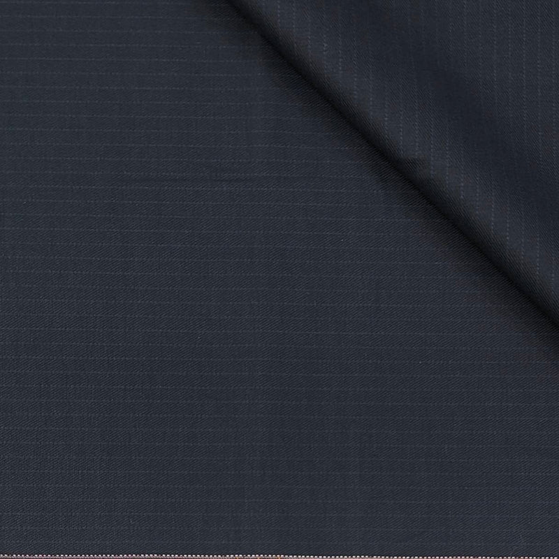 Trouser Fabric Reid & Taylor Super Fine Giza Cotton Small Lining Color Dark Blue