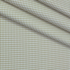 Shirt Fabric Grasim 100% Cotton Pin Check Colour Brown