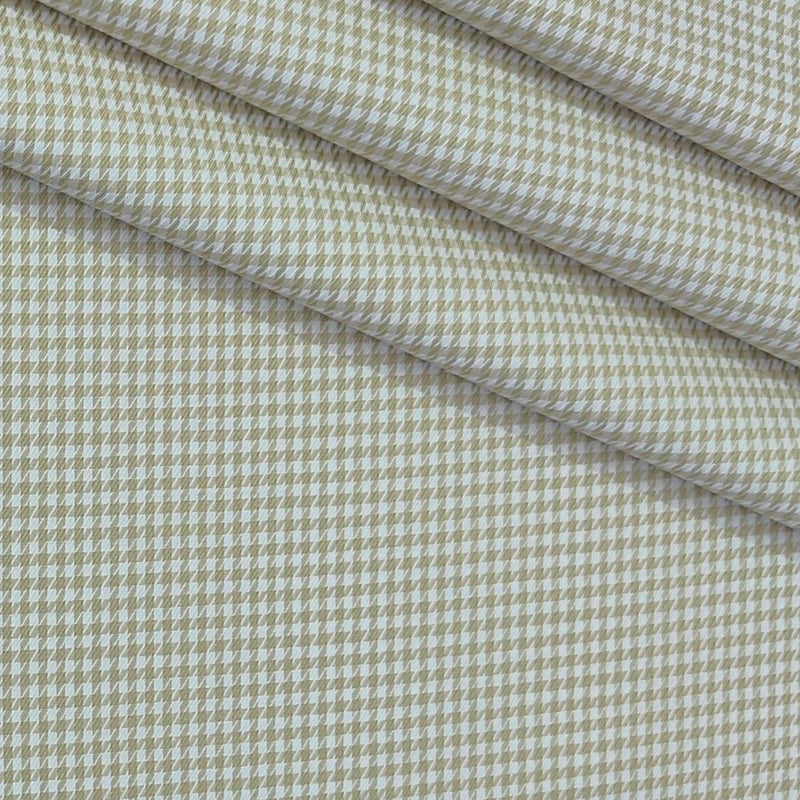Shirt Fabric Grasim 100% Cotton Pin Check Colour Brown