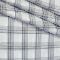 Shirt Fabric Grasim 100% Cotton Broad Check Colour Black N White