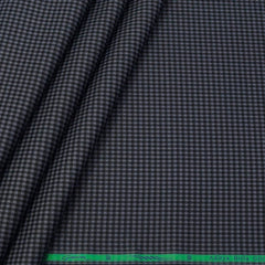 Shirt Fabric Grasim 100% Cotton Pin Check Colour Lavender Black