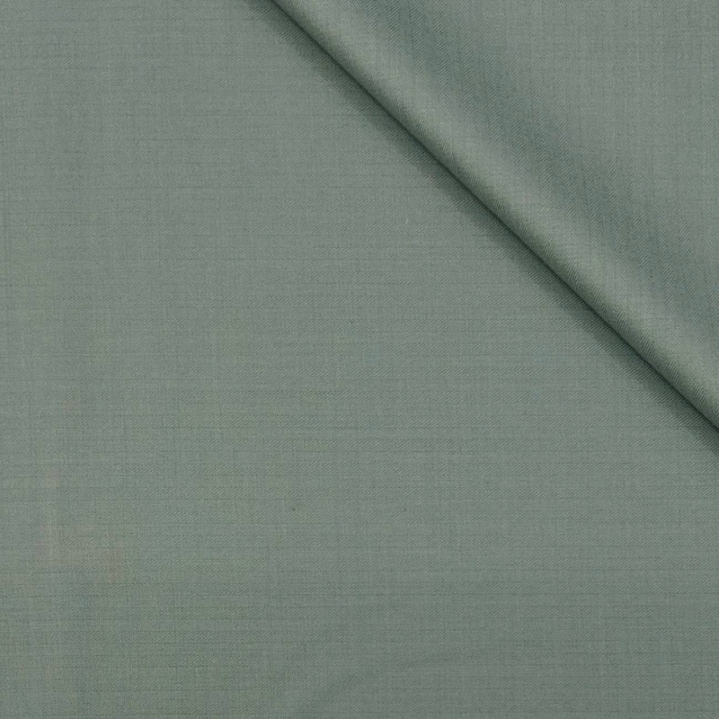 Trouser Fabric Canetti Italy Luxury 100s Wool Blended Self Lining Colour Gin Green