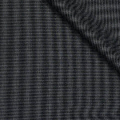 Trouser Fabric Canetti Italy Luxury 100s Wool Blended Zigzag Colour Black N Grey