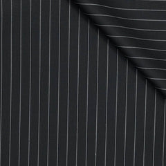 Trouser Fabric Canetti Italy Luxury 100s Wool Blended Lining Colour Black