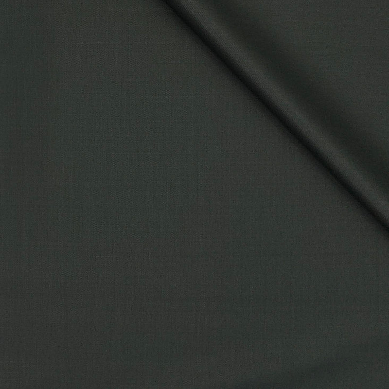 Trouser Fabric Canetti Italy Luxury 100s Wool Blended Plain Colour Faded Green