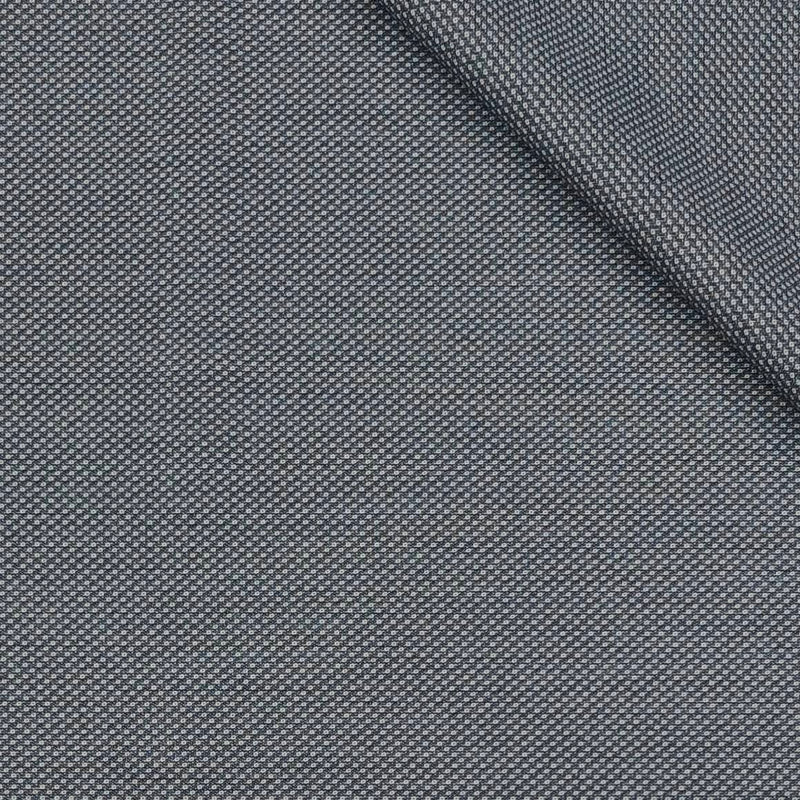 Trouser Fabric Canetti Italy Luxury Poly Viscose ZigZag Colour Light Grey