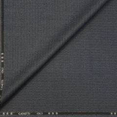 Trouser Fabric Canetti Italy Luxury 100s Wool Blended Lining Colour Grey