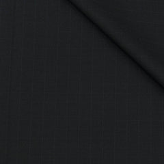 Trouser Fabric Canetti Italy Luxury Stretchable Poly Viscose Check Colour Dark Grey