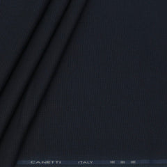 Trouser Fabric Canetti Italy Luxury TR 4Way Lycra Pin Check Colour Greyish Blue