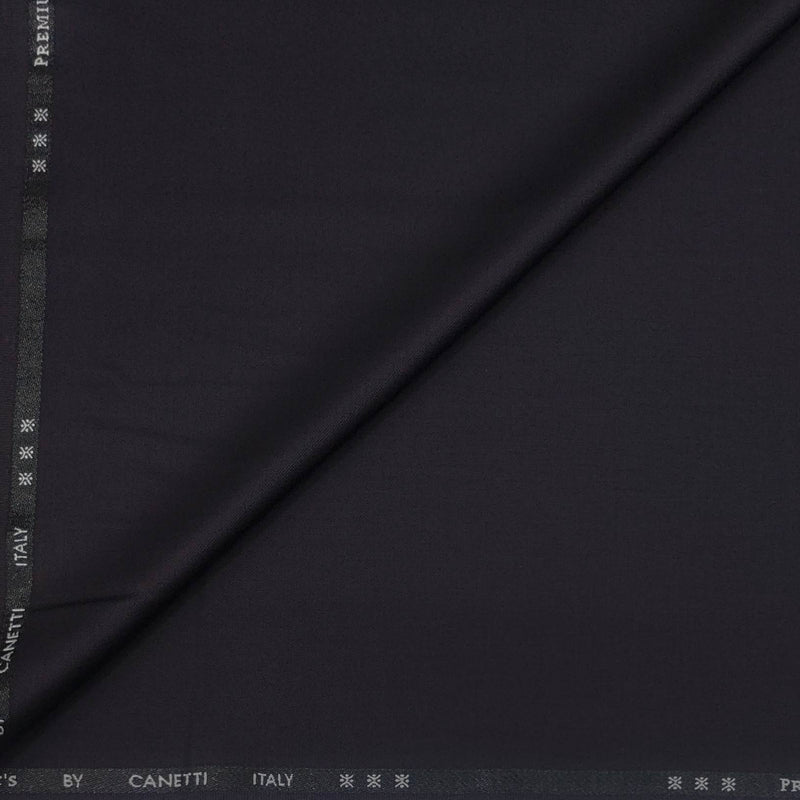 Trouser Fabric Canetti Italy Luxury TR Plain Colour Wine