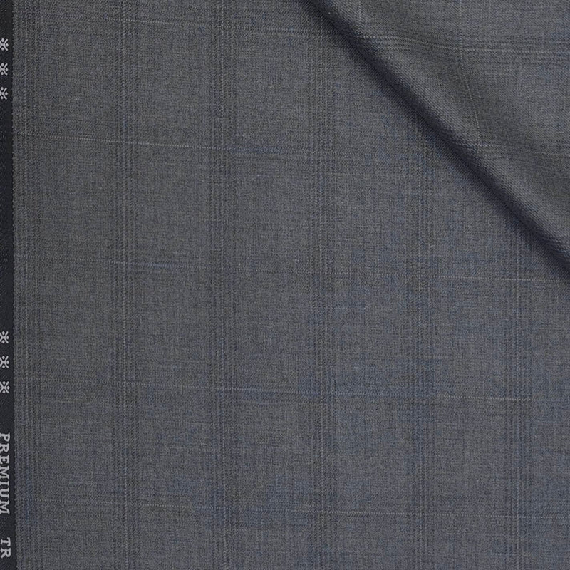 Trouser Faric Canetti Italy Luxury TR Broad Check Colour Grey