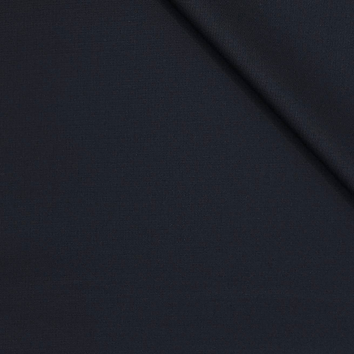 Trouser Fabric Canetti Italy Luxury Stretchable Poly Viscose Pin Check Colour Dark Blue
