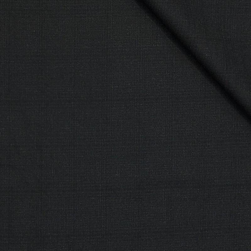 Trouser Fabric Canetti Italy Luxury TR 4Way Lycra Broad Check Colour Dull Black