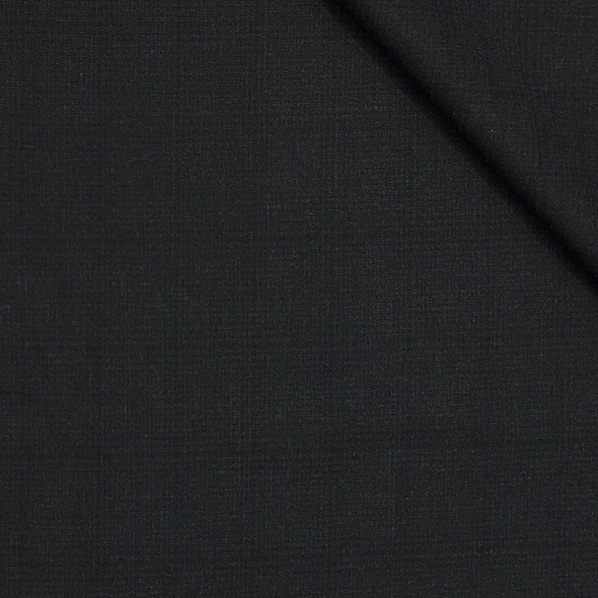 Trouser Fabric Canetti Italy Luxury TR 4Way Lycra Broad Check Colour Dull Black