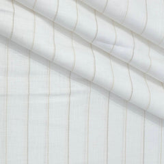 Shirt Fabric Donear 60Lea 100%Linen Broad Lining Colour Brown N White