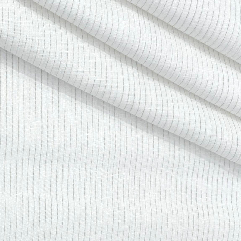 Shirt Fabric Donear 80Lea 100%Linen Lining With Slub Colour Light Brown N Off White