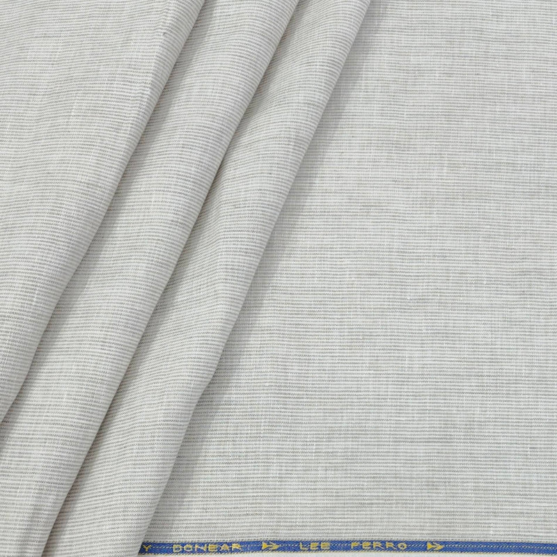 Shirt Fabric Donear 60Lea 100%Linen Pin Check Colour Dull Brown
