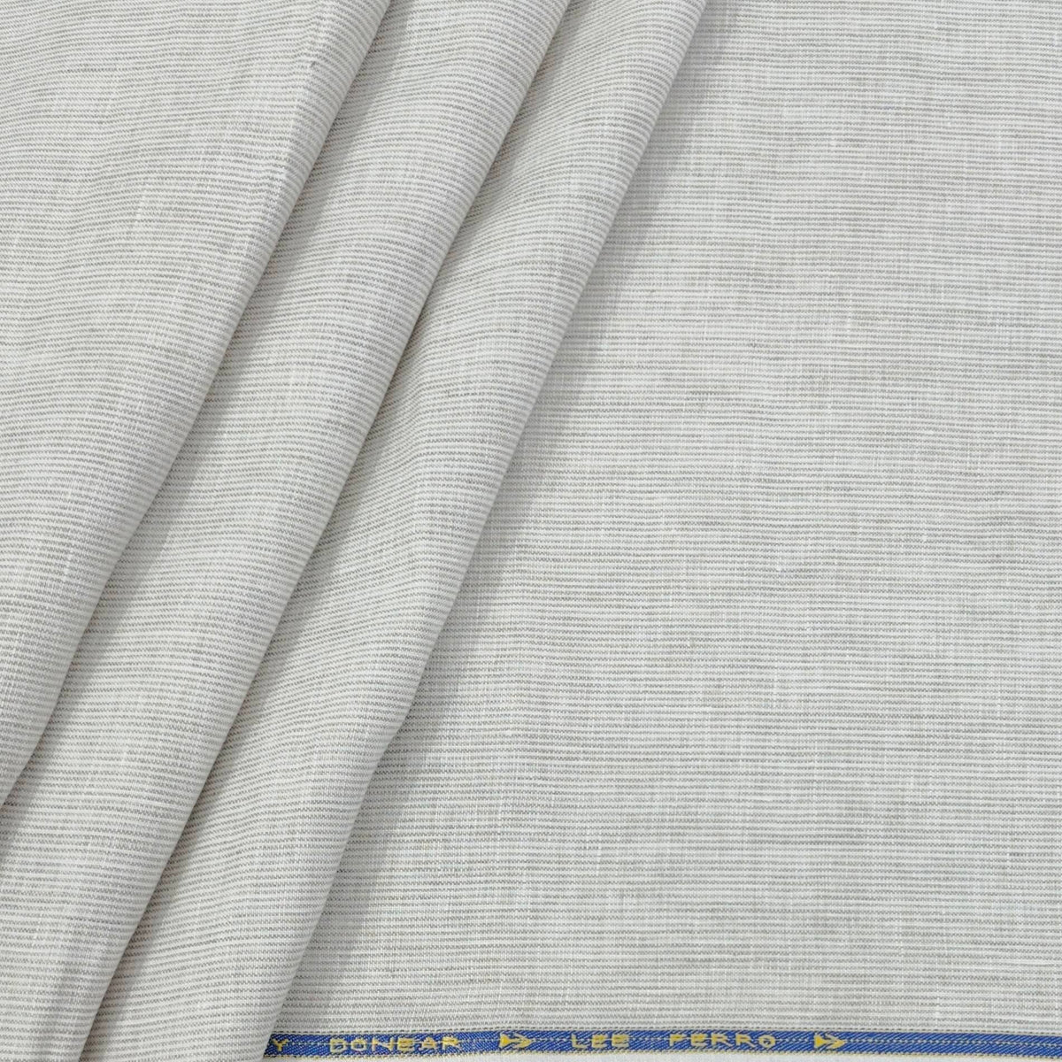 Shirt Fabric Donear 60Lea 100%Linen Pin Check Colour Dull Brown