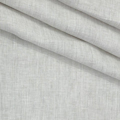 Shirt Fabric Donear 60Lea 100%Linen Pin Check Colour Dull Brown