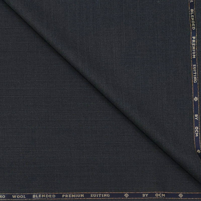 Trouser Fabric OCM Super 130s Wool Blended Lining Colour Grey