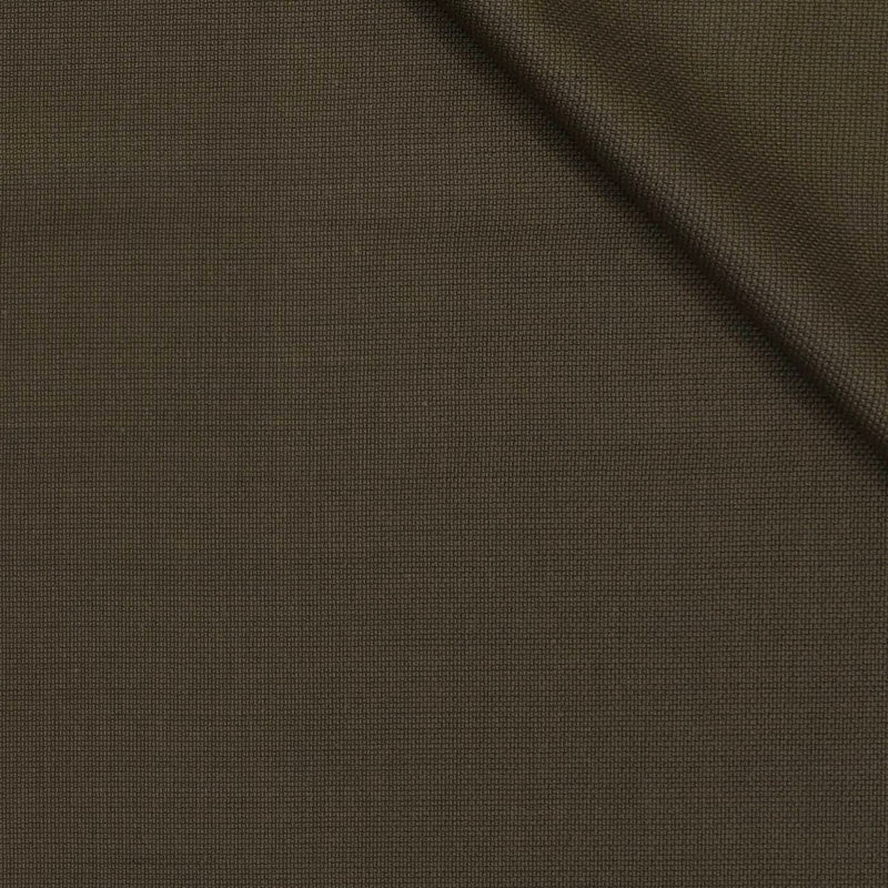 Trouser Fabric Canetti Italy Luxury 100s Wool Blended Slub Colour Cacao Brown