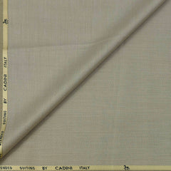 Trouser Fabric Canetti Italy Luxury 90s Wool Blended Dobby Colour Sand Brown