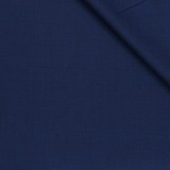 Trouser Fabric Canetti Italy Luxury 100s Wool Blended Mild Check Colour Cobalt Blue
