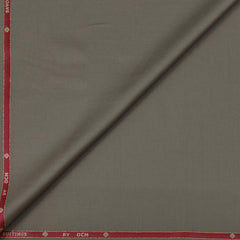 Trouser Fabric OCM Super 130s Wool Blended Plain Colour Dusty Brown