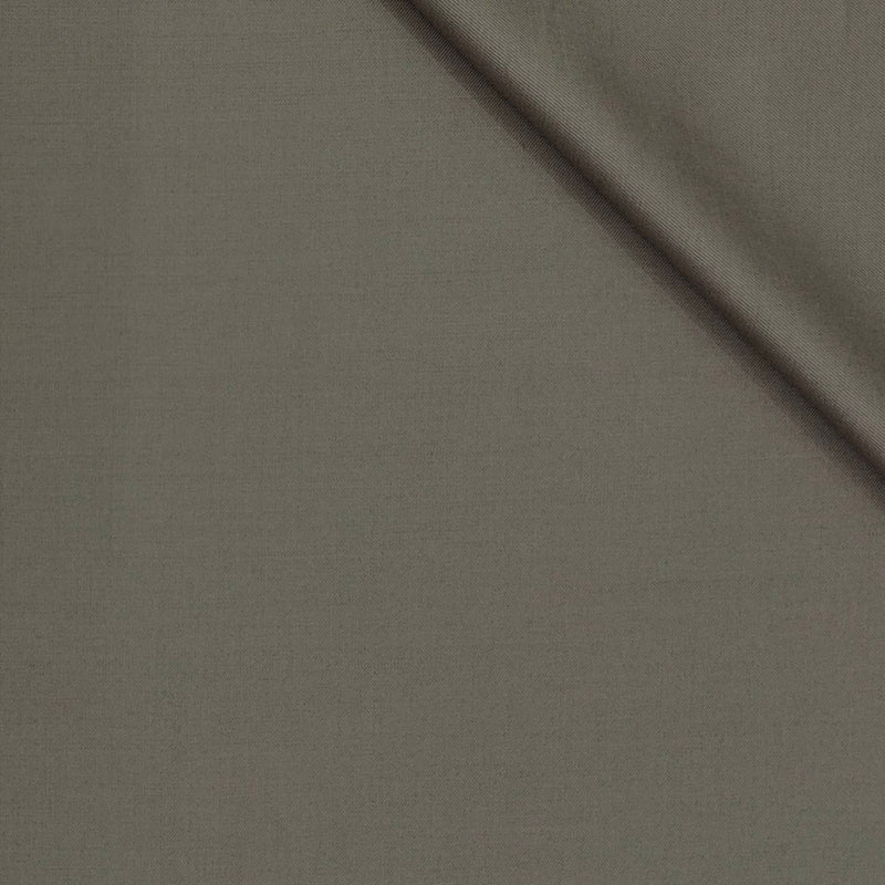 Trouser Fabric OCM Super 130s Wool Blended Plain Colour Dusty Brown