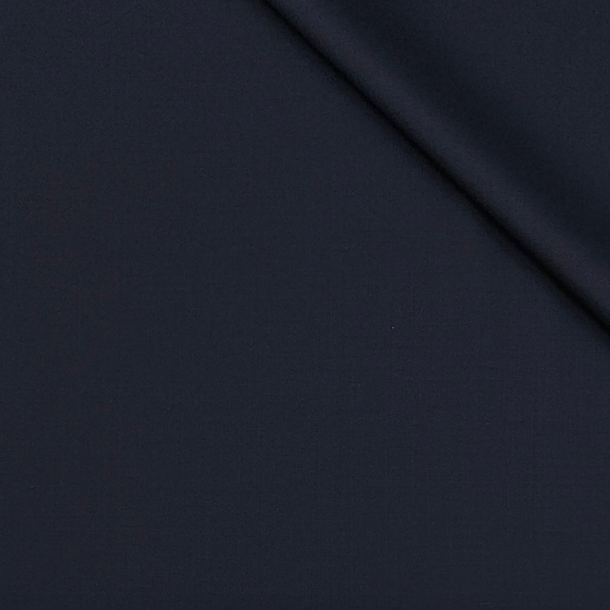 Trouser Fabric Canetti Italy Luxury 100s Wool Blended Plain Colour Dark Blue
