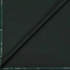 Trouser Fabric Canetti Italy Luxury 100s Wool Blended Dobby Colour Pine Green