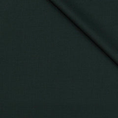 Trouser Fabric Canetti Italy Luxury 100s Wool Blended Dotted Colour Dark Pine Green