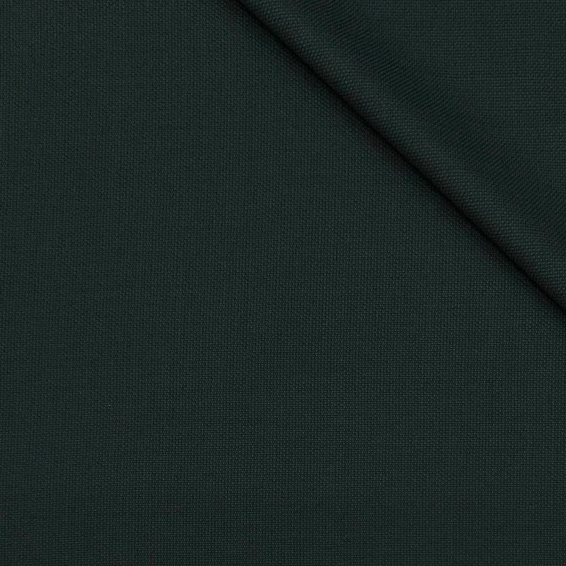 TROUSER FABRIC CANETTI ITALY LUXURY 100S WOOL BLENDED DOTTED COLOUR DARK PINE GREEN view 2
