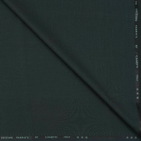 Trouser Fabric Canetti Italy Luxury TR Dotted Colour Dark Pine Green