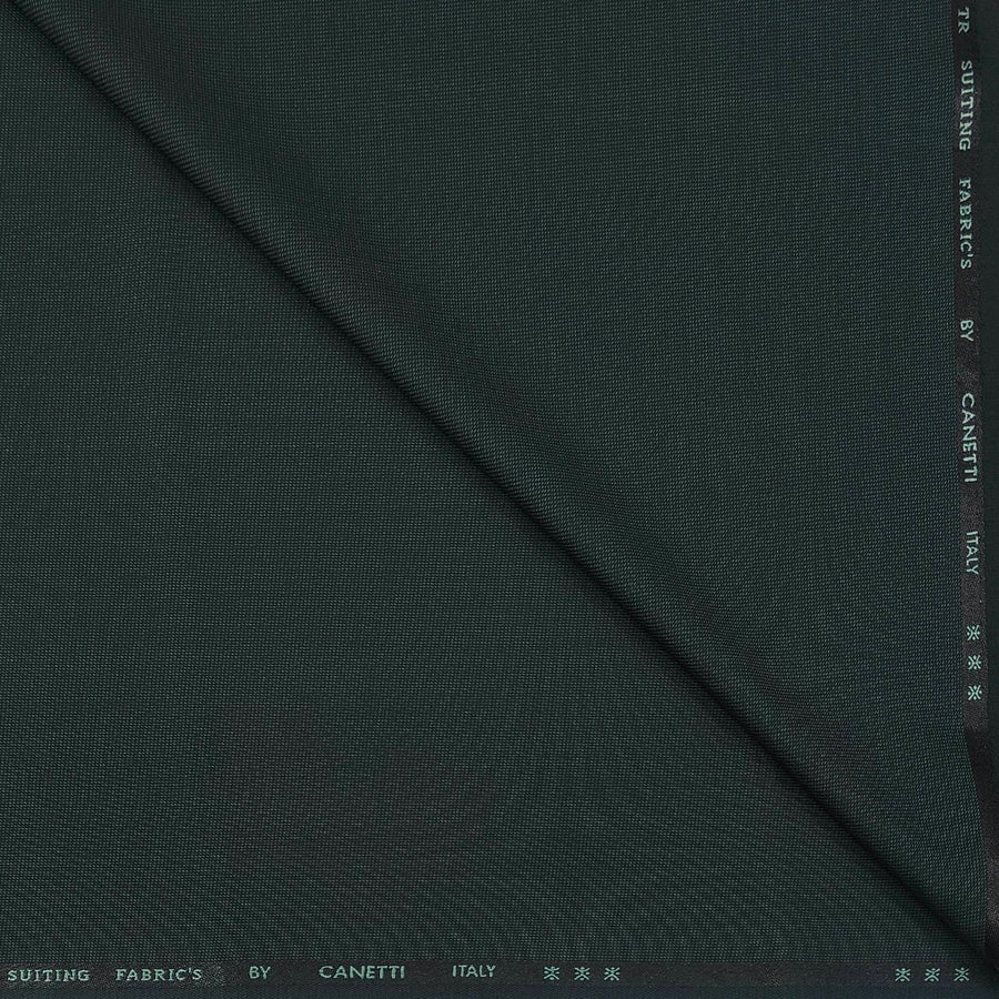 Trouser Fabric Canetti Italy Luxury TR Dotted Colour Dark Pine Green