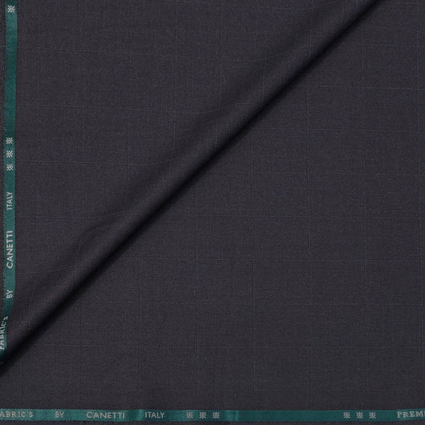 Trouser Fabric Canetti Italy Luxury TR Broad Check Colour Fade Wine