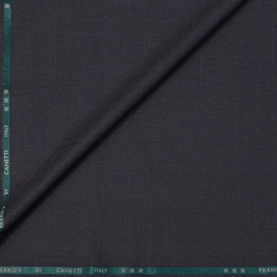 Trouser Fabric Canetti Italy Luxury TR Broad Check Colour Fade Wine