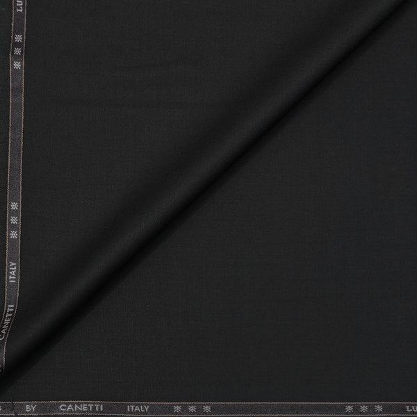 Trouser Fabric Canetti Italy Luxury Stretchable Poly Viscose Plain Colour Dark Taupe Brown