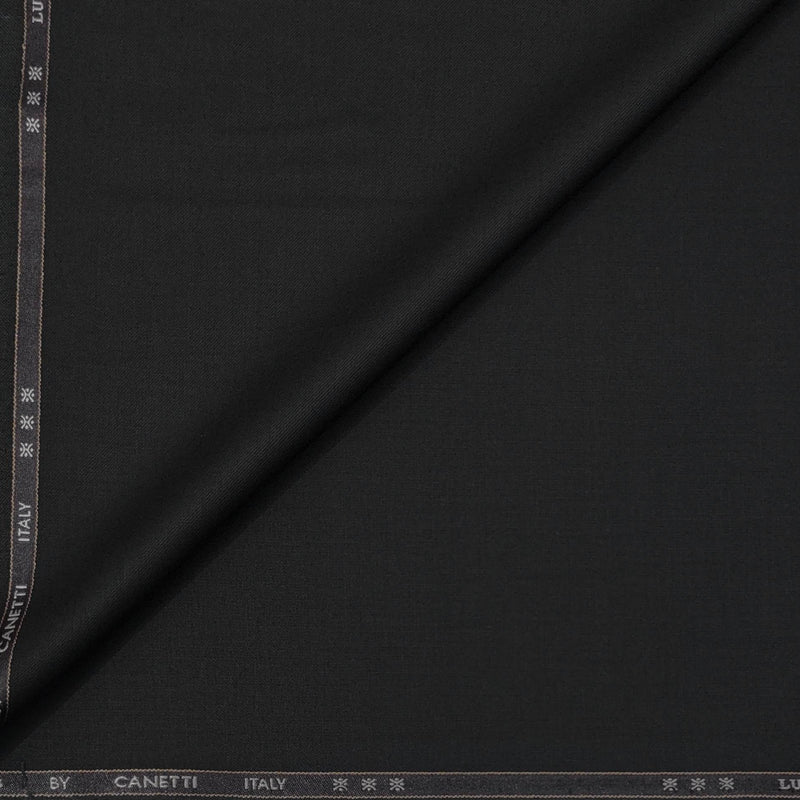 Trouser Fabric Canetti Italy Luxury Stretchable Poly Viscose Plain Colour Dark Taupe Brown