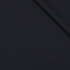 Trouser Fabric Canetti Italy Luxury Stretchable Poly Viscose Plain Colour Dark Blue