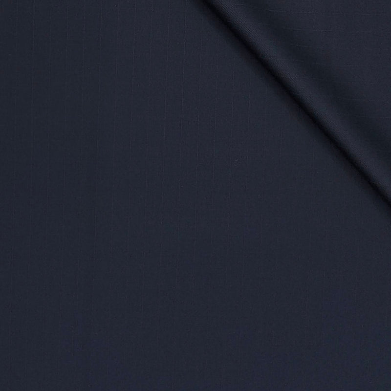 Trouser Fabric Canetti Italy Luxury Stretchable Poly Viscose Lining Colour Dark Blue