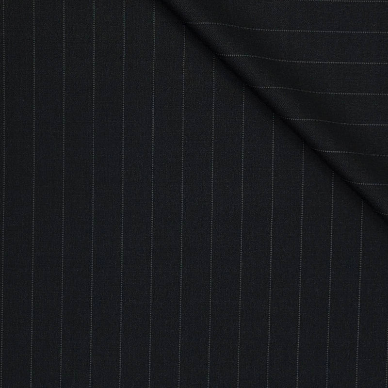 Trouser Fabric Canetti Italy Luxury 100s Wool Blended Broad Lining Colour Carbon Steel Grey