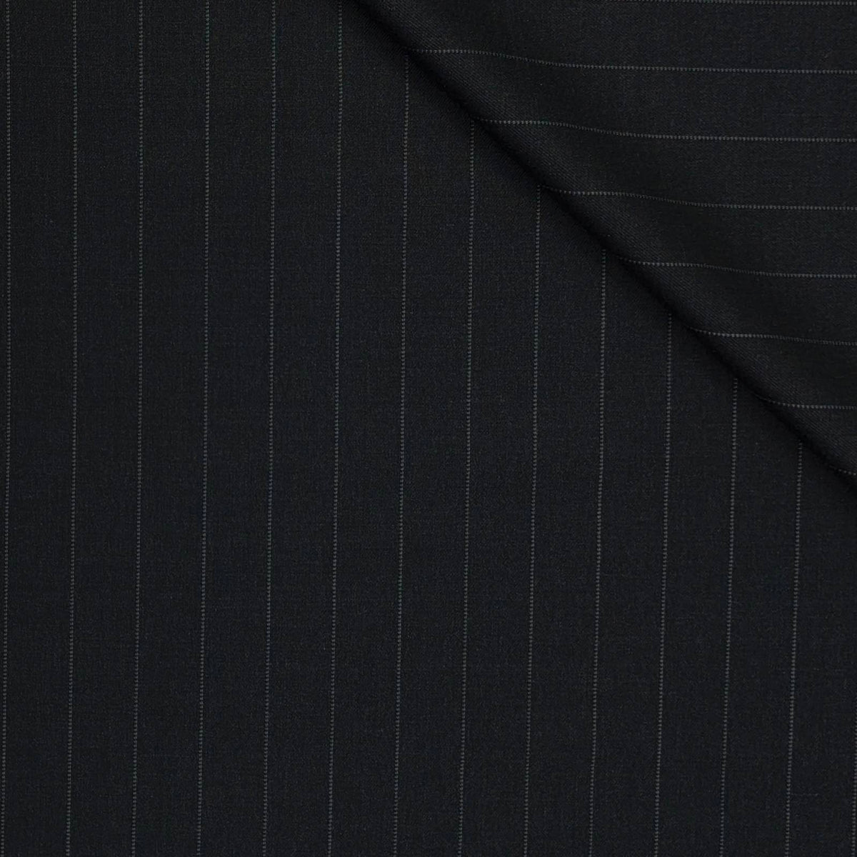 Trouser Fabric Canetti Italy Luxury 100s Wool Blended Broad Lining Colour Carbon Steel Grey