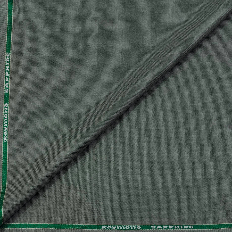 Raymond Sapphire Terry wool Matti Trouser Fabric Color Dull Green