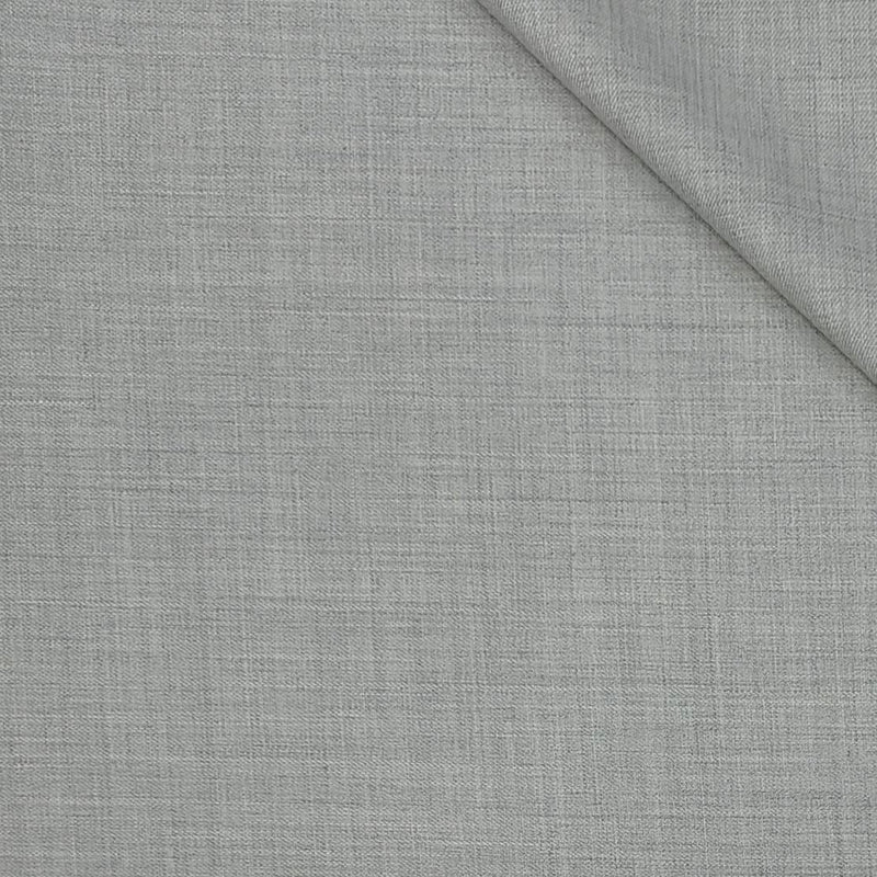 Trouser Fabric OCM Super 130s Wool Blended Dull Broad Lining Colour Silver Grey