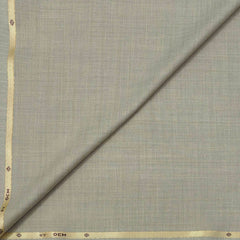 Trouser Fabric OCM Super 130s Wool Blended Dull Broad Lining Colour Ash Brown